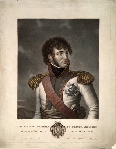 Portrait de Joachim Murat, vers 1806 - Albert Gregorius