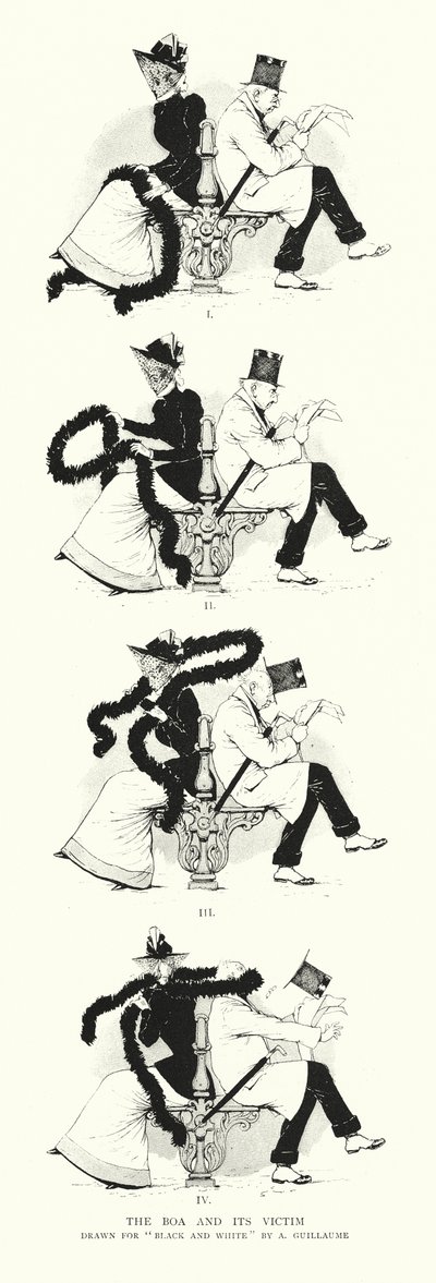 Le boa et sa victime (gravure) - Albert Guillaume
