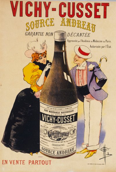 Vichy-Cusset - Source Andreau, vers 1895 - Albert Guillaume