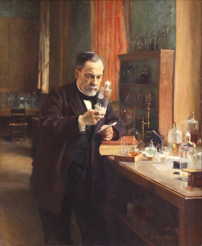 Louis Pasteur - Albert Gustaf Aristides Edelfelt