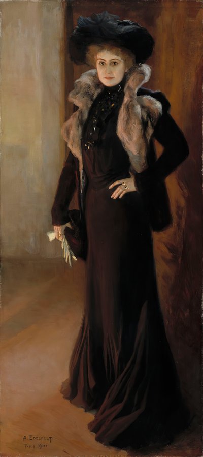 Portrait de la chanteuse d