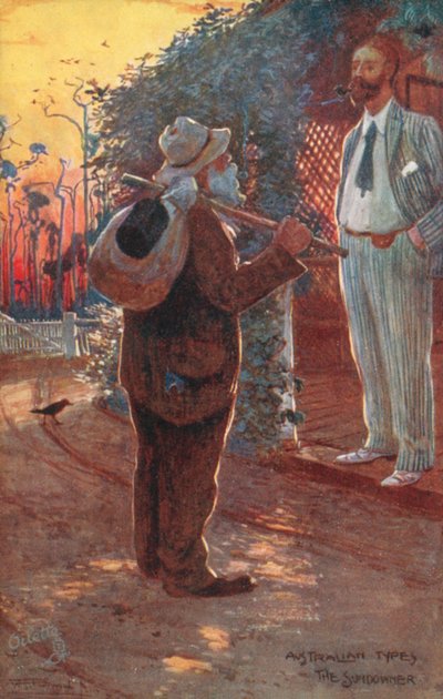 Types australiens : Le Vagabond - Albert Henry Fullwood