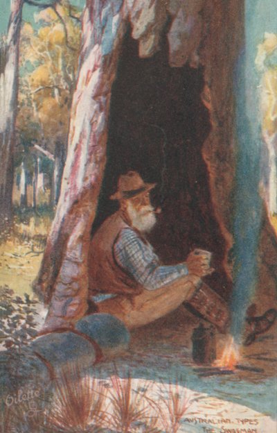 Types australiens : Le vagabond - Albert Henry Fullwood
