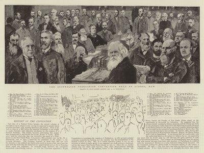 La Convention de la Fédération australienne tenue à Sydney, NSW - Albert Henry Fullwood