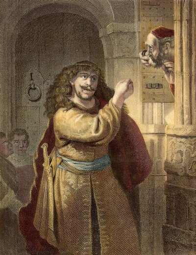 Samson menaçant son beau-père - Albert Henry Payne
