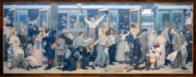 Le départ des poilus – Août 1914 - Albert Herter