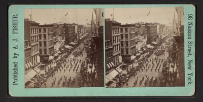 Vues instantanées fines du Grand Défilé Maçonnique, 24 juin 1875 - Albert J. Fisher