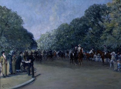 Rotten Row, Hyde Park - Albert Jnr. Ludovici
