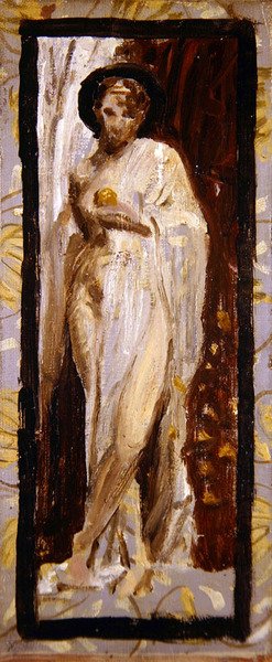 Un nu drapé / Étude, c.1867 - Albert Joseph Moore