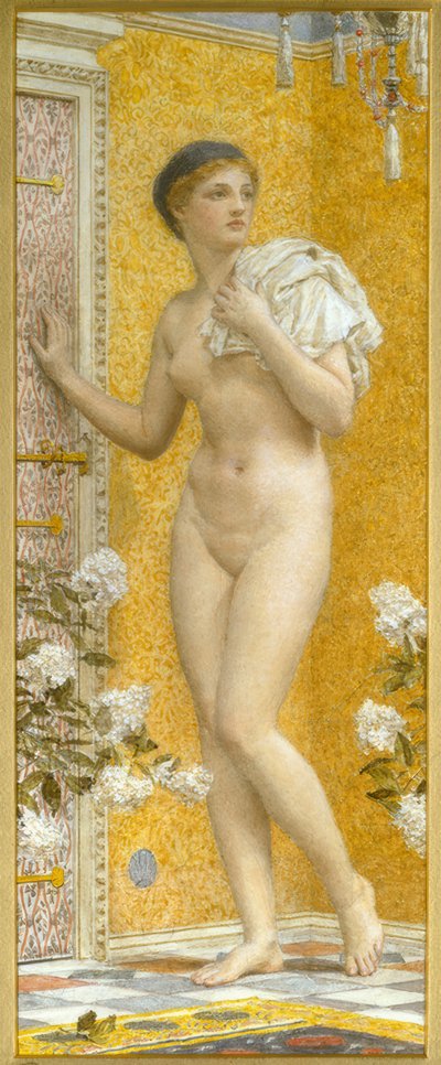 Une chambre jaune - Albert Joseph Moore