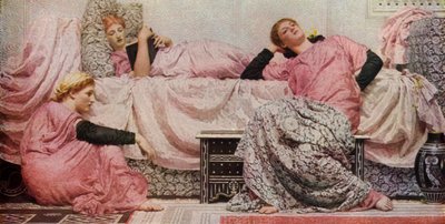 Lecture à haute voix, 1884, 1936 - Albert Joseph Moore