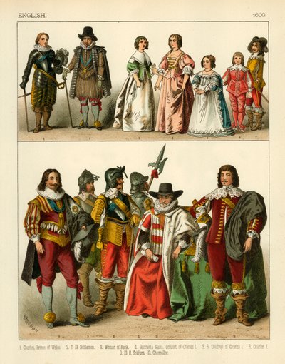 Costume anglais 1600 - Albert Kretschmer