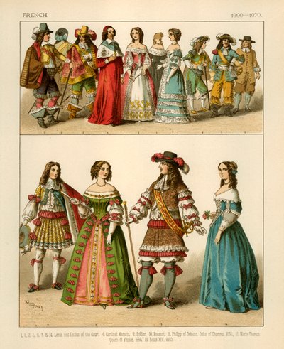 Costumes français 1600-1670 - Albert Kretschmer