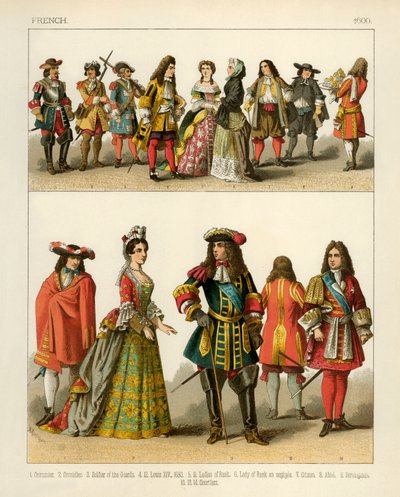 Costumes français 1600 - Albert Kretschmer