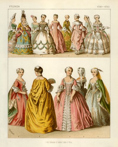 Costumes français 1700-1750 - Albert Kretschmer