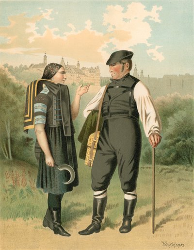 Costume allemand, Allenburg - Albert Kretschmer