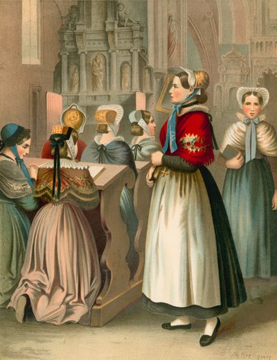 Costume allemand, Hanovre, Osnabrück - Albert Kretschmer