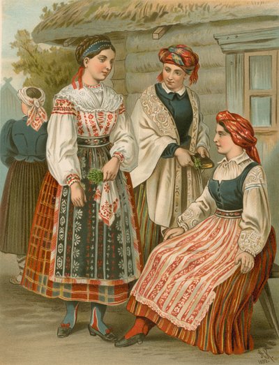 Costume allemand, Littauen - Albert Kretschmer