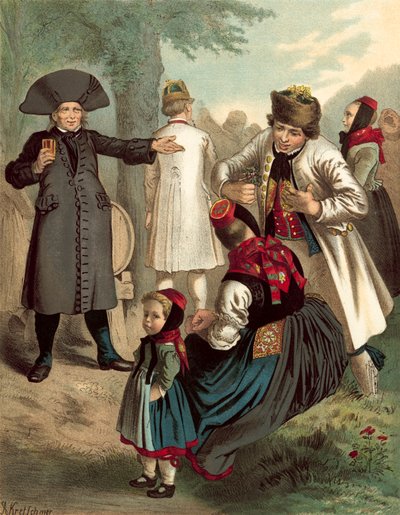 Costume allemand, Thur-Hessen et der Schwalm - Albert Kretschmer