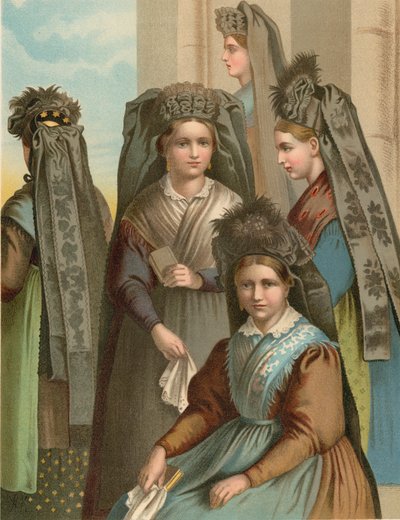 Costume allemand, Thuringe - Albert Kretschmer