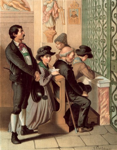 Costume allemand, Tyrol, Ober-Innthal - Albert Kretschmer