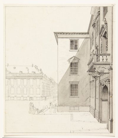 Kongens Nytorv. Partie de Charlottenborg et palais Thott - Albert Küchler