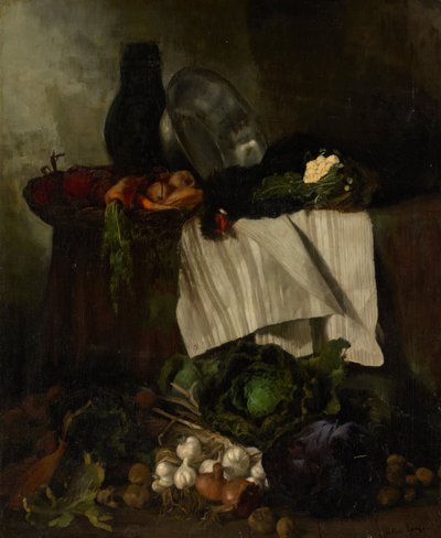 Nature morte de légumes - Albert Lang