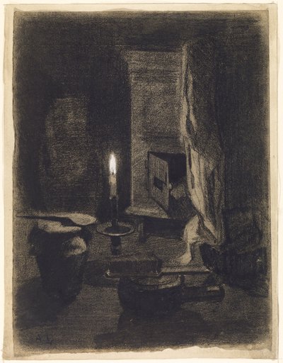 Nature morte avec bougie - Albert Lebourg