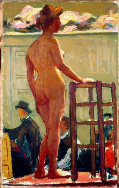 Nu sur piédestal - Albert Marquet