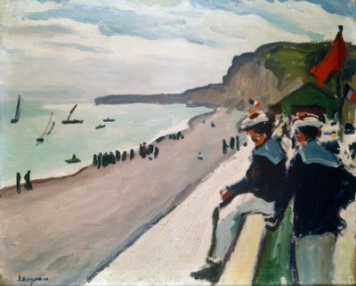 Sur la plage de Fécamp - Albert Marquet