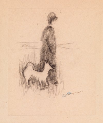 Figure avec un chien - Albert Marquet