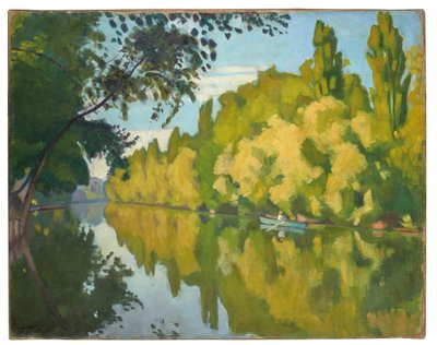 La Varenne Sainte-Hilaire, la barque - Albert Marquet
