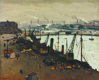 Le Port de Boulogne-sur-Mer - Albert Marquet