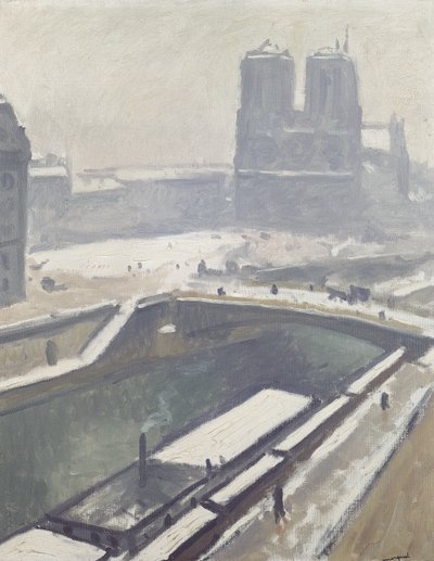 Notre Dame sous la neige, après 1912 - Albert Marquet