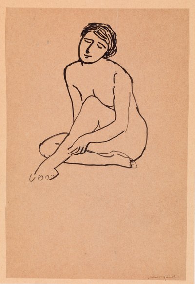 Femme nue assise - Albert Marquet