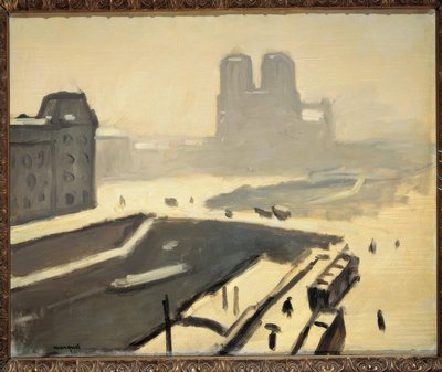 Paris en hiver (Le pont Saint-Michel) - Albert Marquet