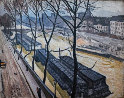 Paris en hiver. Quai Bourbon - Albert Marquet