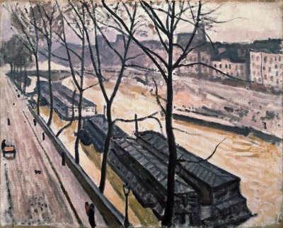Paris en hiver. Quai Bourbon, 1907 - Albert Marquet
