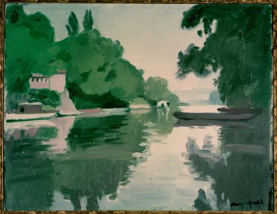 Paysage à Chenevières - Albert Marquet