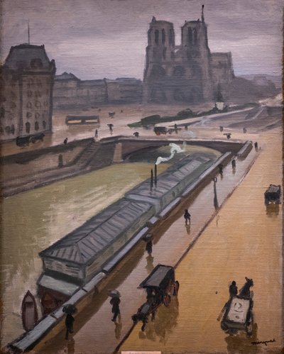 Jour de pluie. Notre-Dame de Paris - Albert Marquet