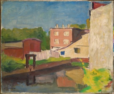 Maison rose à Arcueil - Albert Marquet