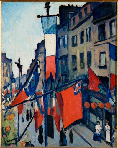Le 14 juillet au Havre (huile sur toile) - Albert Marquet