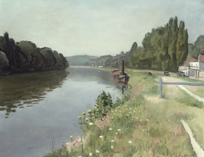 Les Rives de la Seine à Méricourt près de Mantes - Albert Marquet