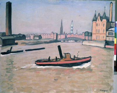Le port de Hambourg 1909 - Albert Marquet