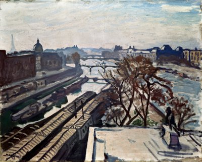 Vue de la Seine et de la statue de Henri IV, c. 1906 - Albert Marquet