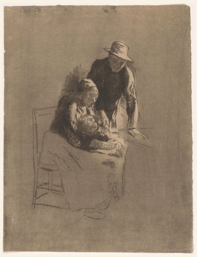 Famille de paysans - Albert  Neuhuys
