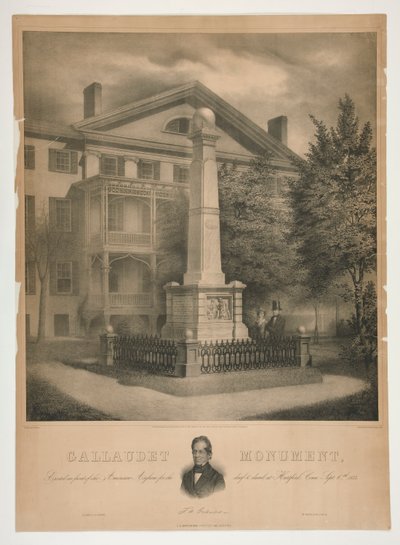Monument Gallaudet - Albert Newsam