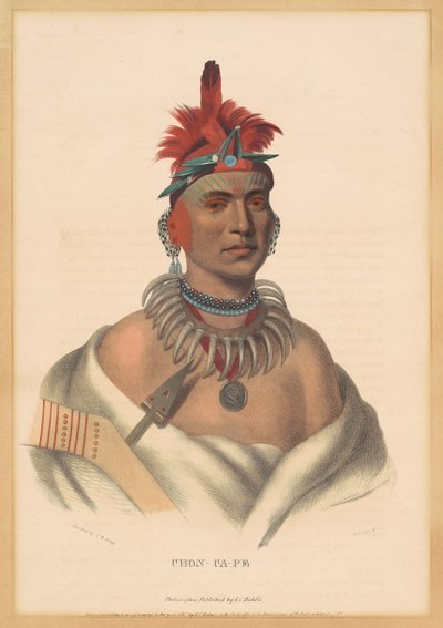 Chon-Ca-Pe - Albert Newsam, after Henry Inman, after Charles Bird King
