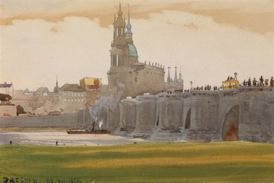 Vue de Dresde, 1898 - Albert Nikolaevich Benois