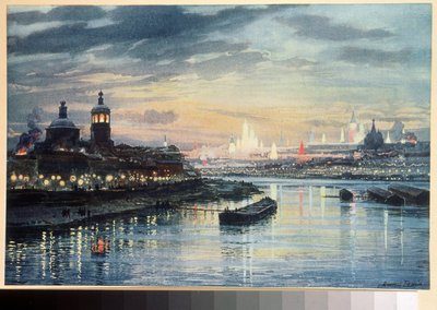 Illuminations à Moscou - Albert Nikolayevich Benois